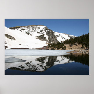 Poster Réflexion des montagnes
