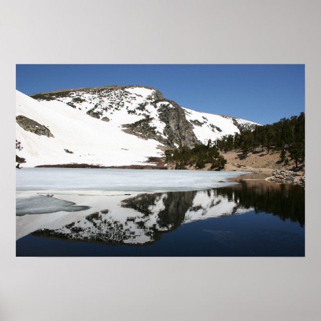 Poster Réflexion des montagnes (Devant)