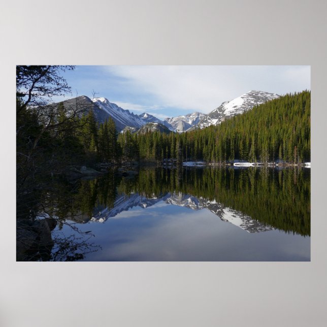 Poster Réflexion du lac Ours II (Devant)