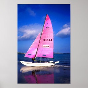 POSTER RÉFLEXION HOBIE CAT