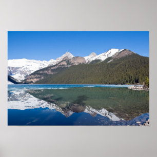 Poster Réflexion sur le lac Louise - Banff NP, Canada