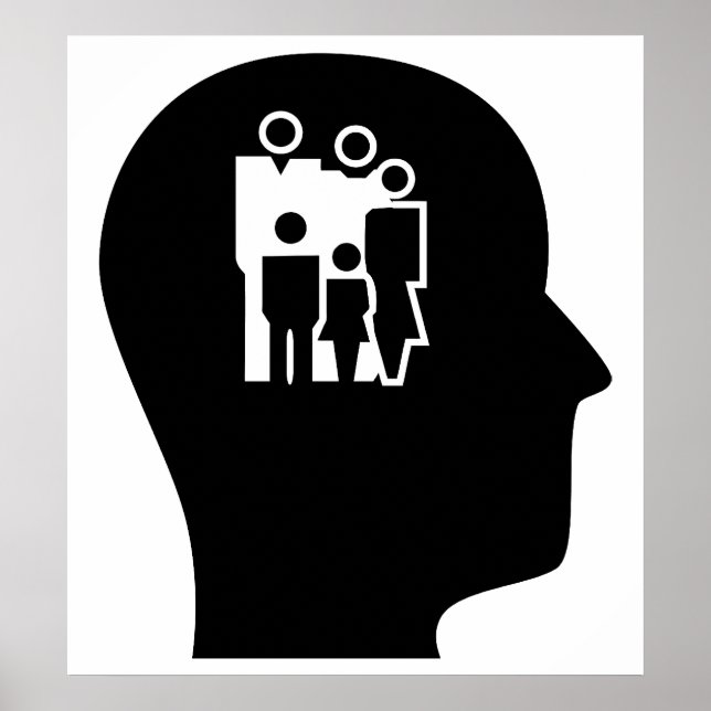 Poster Réflexion sur le travail social (Devant)