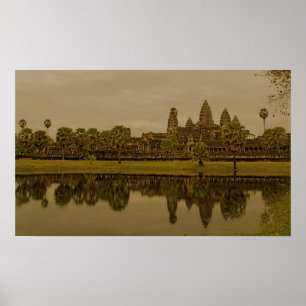Poster Réflexions d'Angkor Vat