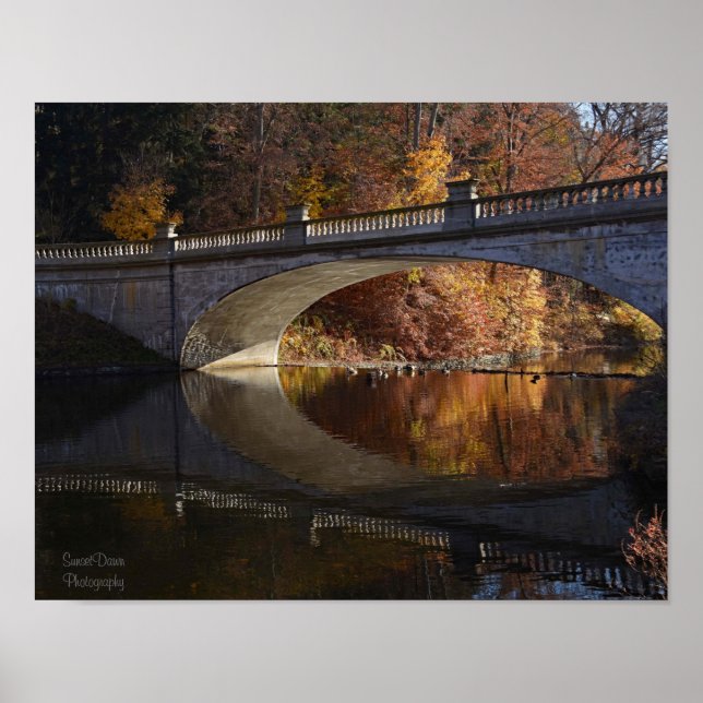 Poster Réflexions d'automne au domaine Vanderbilt (Devant)