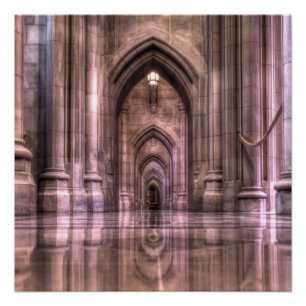 Poster Réflexions de la cathédrale nationale de Washingto