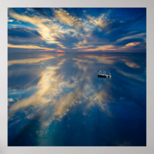 Poster Réflexions de l'eau