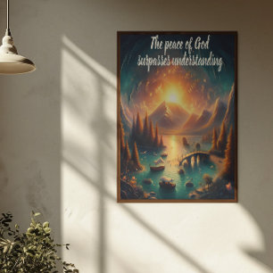 Poster Réflexions de Serene Lake