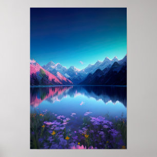 Poster Réflexions d'un monde vierge