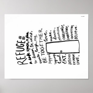 Poster Refuge / Réfugié