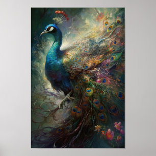 Poster Regal Beauty Peacock