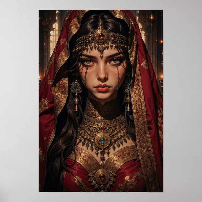Poster Regal Queen of Shadows Wall Art (Devant)