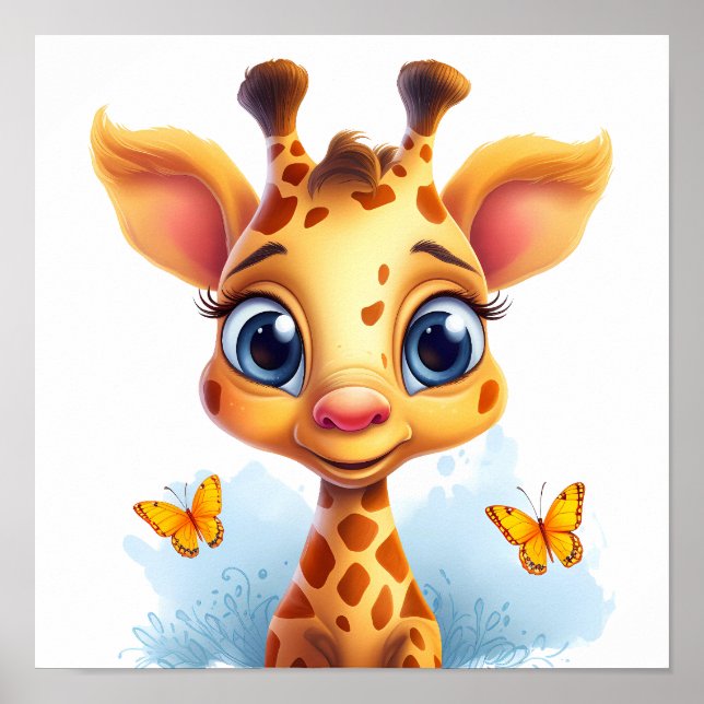 Poster Regard de charme : Les enfants de la girafe capric (Devant)