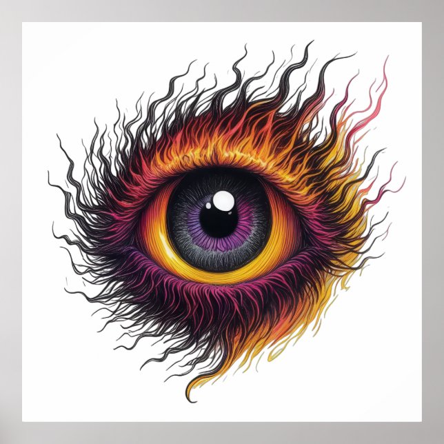 Poster Regard d'enfer (Devant)