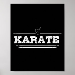 Poster Regard Perdu Cadeau Karaté Pour Karateka