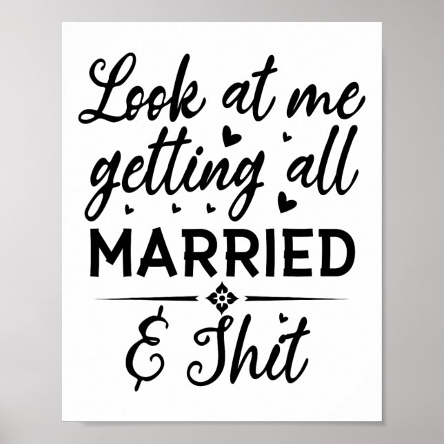 Poster Regarde-Moi Faire En Sorte Que Toute Femme Mariée  (Devant)