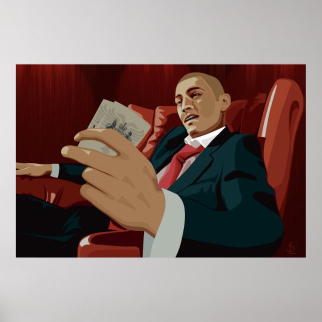 Poster Regarder vers le bas (Devant)