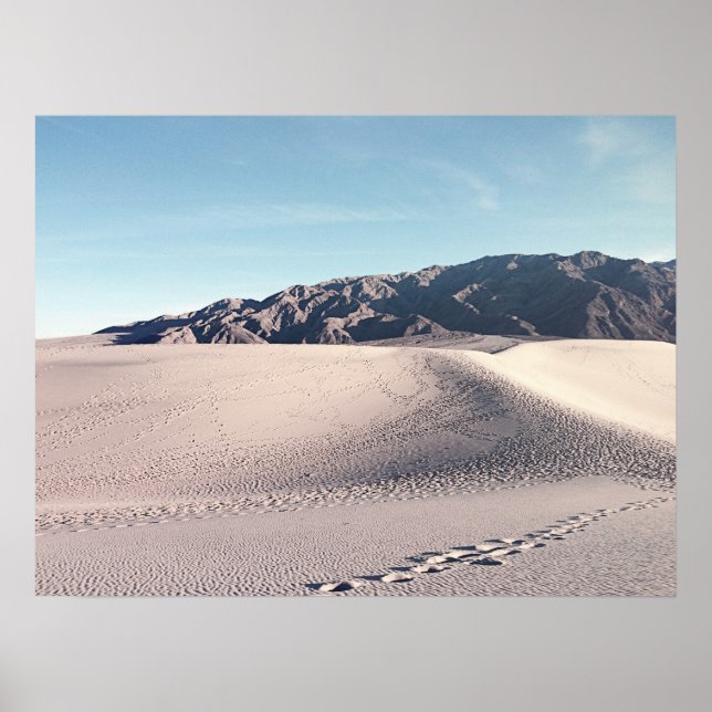 Poster Regarder vintage Les dunes de sable de la vallée d (Devant)
