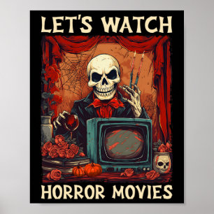 Poster Regardons les films d'horreur Gothic Halloween Ske