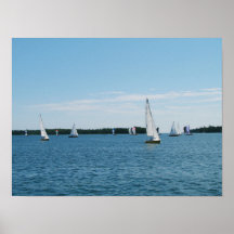 Regatta Vente Bateau Scène Photo Wall Art