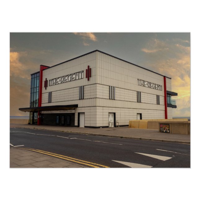 Poster Regent Cinema, Redcar (Devant)