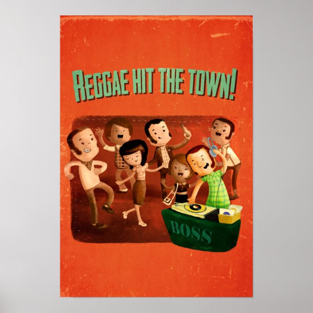 Poster Reggae a frappé la ville ! (Devant)