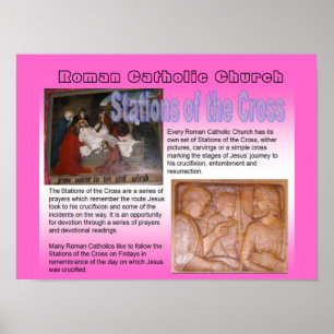 Poster Région, Catholicisme Romain de la Croix