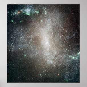 Poster Région centrale de la galaxie spirale barrée