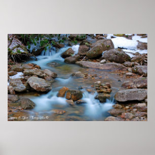 Poster Région de crique de thé de rivière de Williams