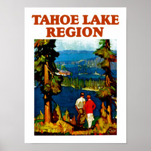 Poster Région de lac Tahoe