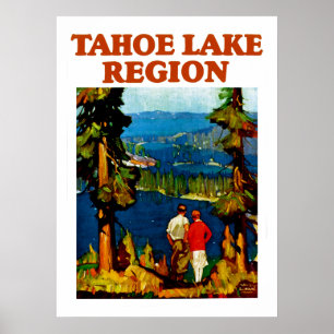 Poster Région de lac Tahoe