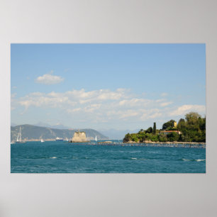 Poster région de Portovenere dans la province de La Spezi