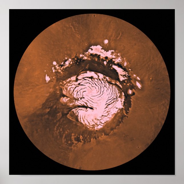 Poster Région du Mare Boreum de Mars (Devant)