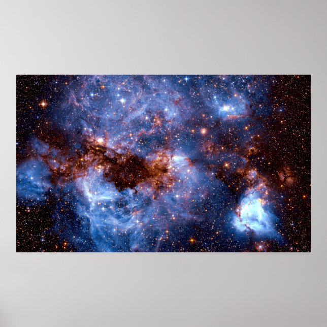 Poster Région intergalactique Stormy Stellar-Formation (Devant)