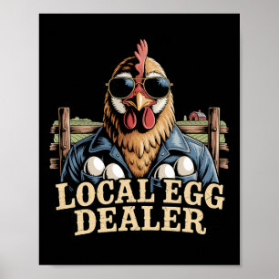 Poster Registre local des fournisseurs d'œufs Ferme de po