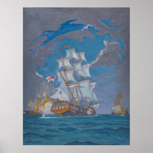 Poster Règle Britannia - Kulhanek Patriotic Art (1977)