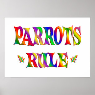 POSTER RÈGLE DE PERROQUETS