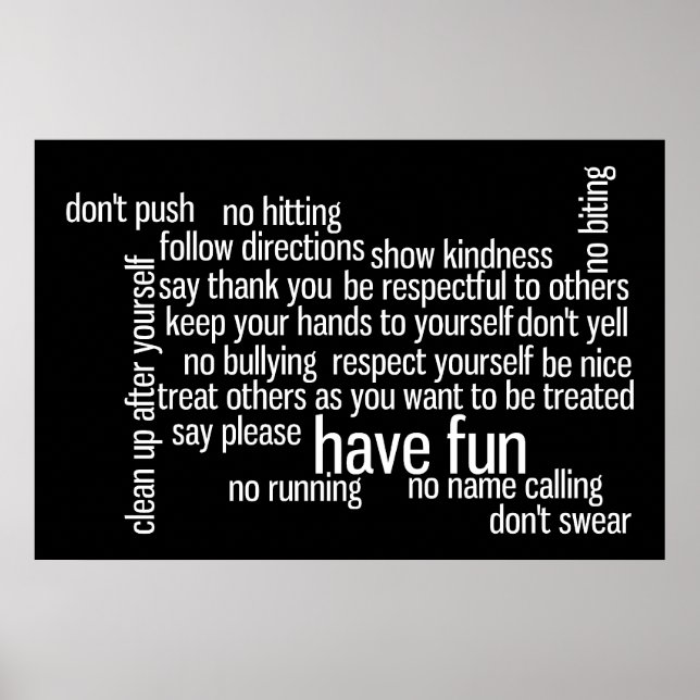 Poster Règlement du Parlement (Devant)