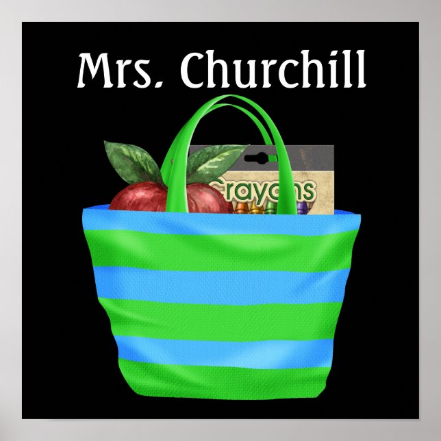 Poster Règles de classe de l'enseignant de l'école - SRF (Devant)