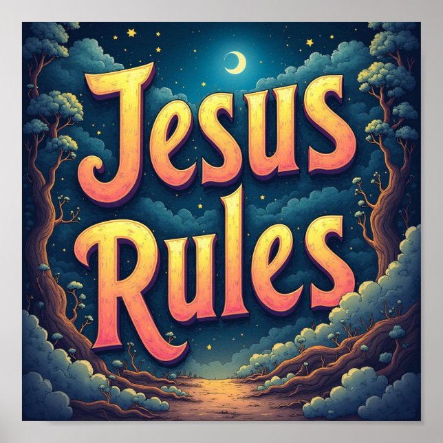 Poster Règles de Jésus (Devant)