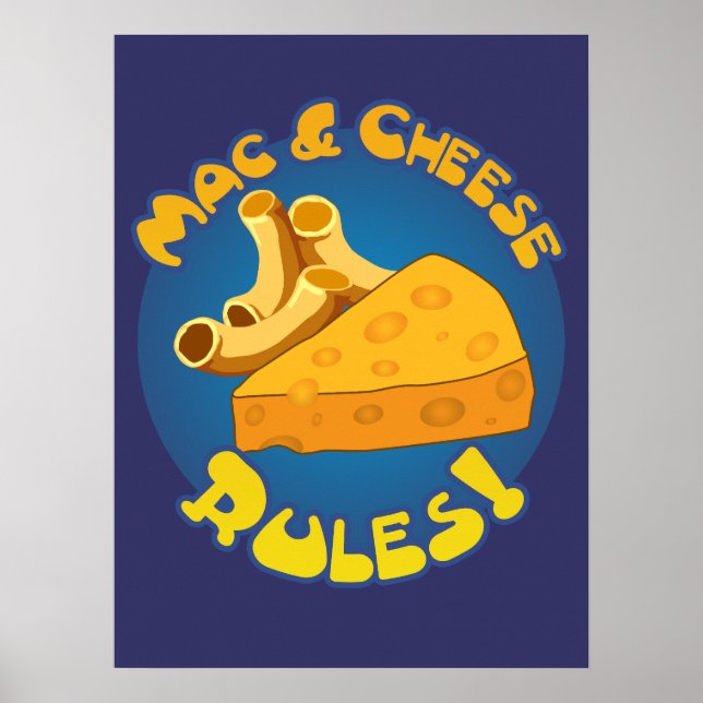 Poster Règles Mac et fromage (Devant)
