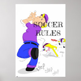 POSTER RÈGLES SUR LE FOOTBALL 1