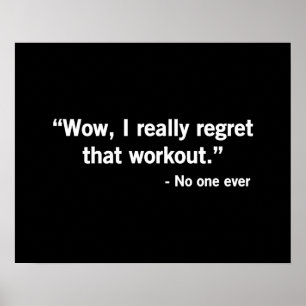 Poster Regret d'entraînement