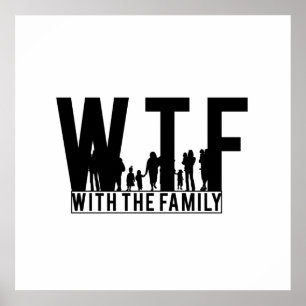Poster regroupement familial WTF avec la famille