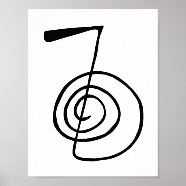 Poster Reiki : Cho Ku Rei : Le symbole de puissance (Devant)