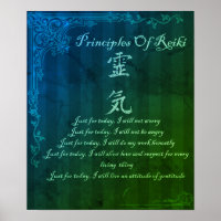 Reiki Principes Juste Pour Aujourd'Hui Et Symbole