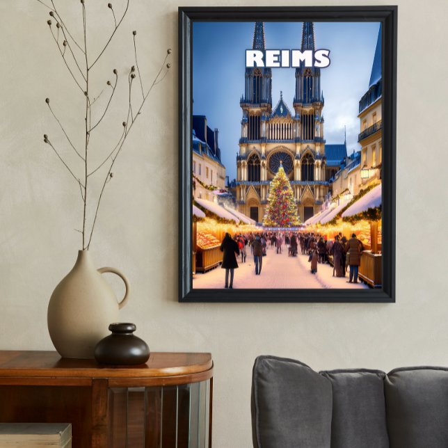 Poster Reims Christmas Elegance (Créateur téléchargé)