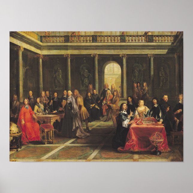 Poster Reine Christina de Suède et sa Cour (Devant)