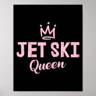 Poster Reine de jet ski _ amatrice de jet-ski 