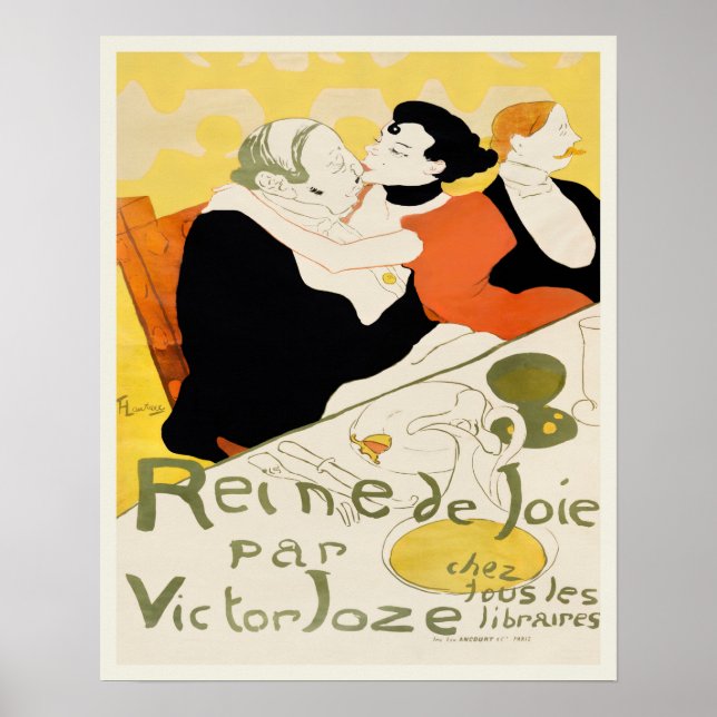 Poster Reine de Joie de Toulouse Lautrec (Devant)