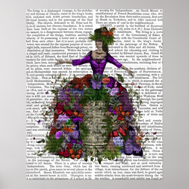 Poster Reine de la Maison des papillons (Devant)